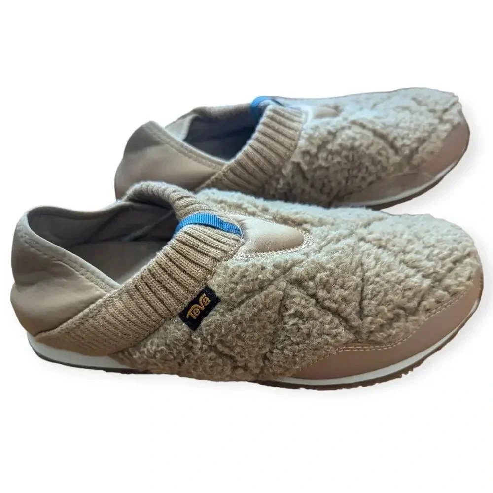 Teva Tan ReEmber Quilted Slip On Shoes Size 10 Slippers Winter Cozy